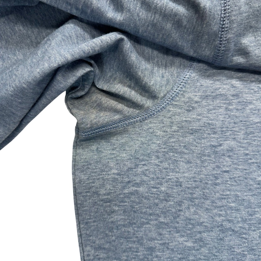 Columbia Henley Shirt Mens XL Blue Omni-Wick Long Sleeve Heathered  Outdoor - Picture 9 of 11